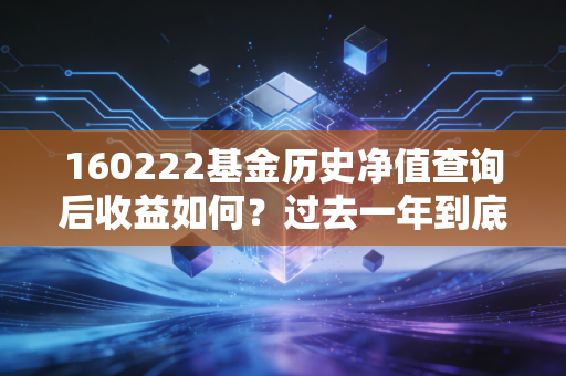 160222基金历史净值查询后收益如何？过去一年到底赚了多少钱？