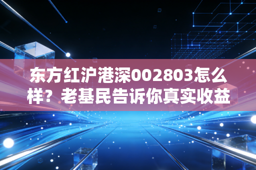 东方红沪港深002803怎么样？老基民告诉你真实收益！