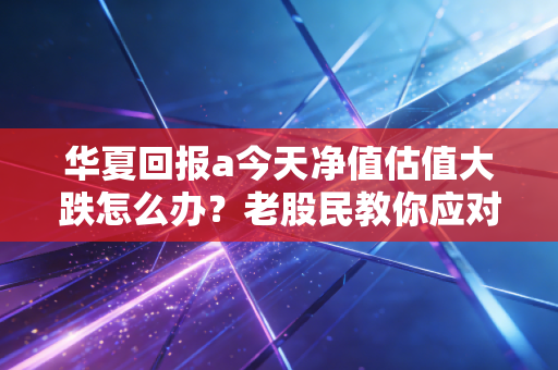 华夏回报a今天净值估值大跌怎么办？老股民教你应对策略！