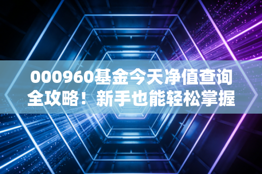 000960基金今天净值查询全攻略！新手也能轻松掌握！