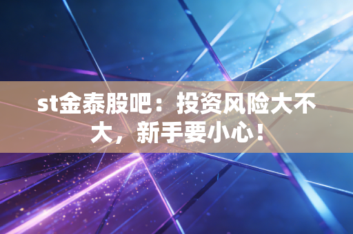st金泰股吧：投资风险大不大，新手要小心！
