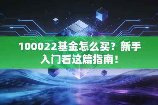 100022基金怎么买？新手入门看这篇指南！