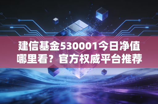 建信基金530001今日净值哪里看？官方权威平台推荐！