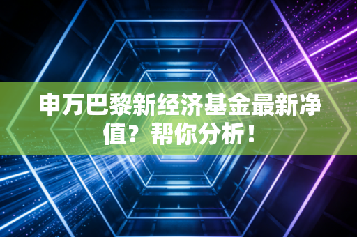 申万巴黎新经济基金最新净值？帮你分析！