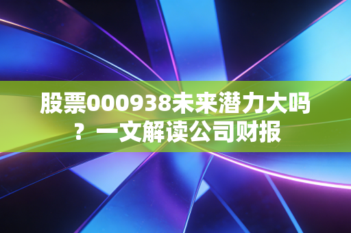 股票000938未来潜力大吗？一文解读公司财报