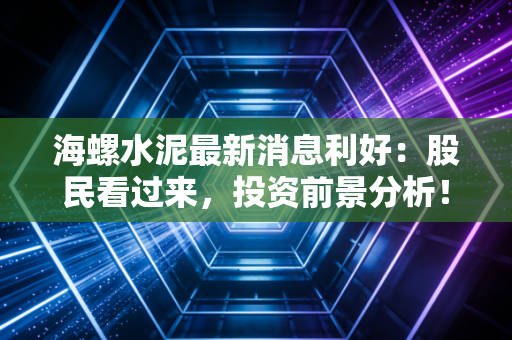 海螺水泥最新消息利好：股民看过来，投资前景分析！