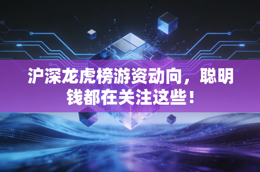 沪深龙虎榜游资动向，聪明钱都在关注这些！