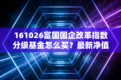 161026富国国企改革指数分级基金怎么买？最新净值解读！