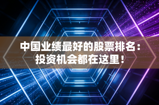 中国业绩最好的股票排名：投资机会都在这里！