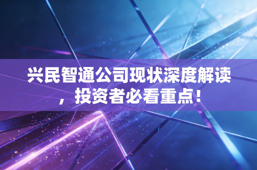 兴民智通公司现状深度解读，投资者必看重点！