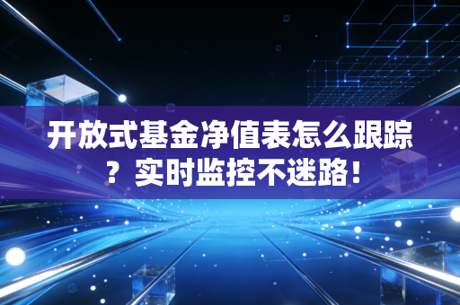 开放式基金净值表怎么跟踪？实时监控不迷路！
