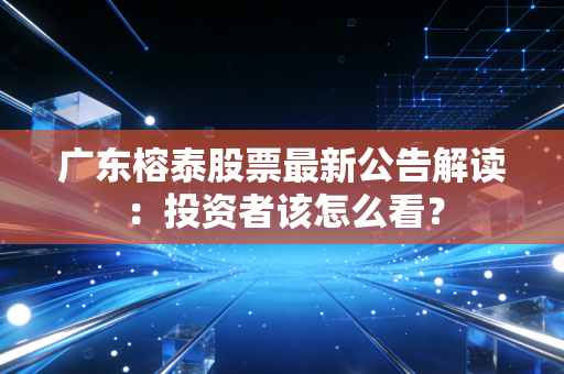 广东榕泰股票最新公告解读：投资者该怎么看？