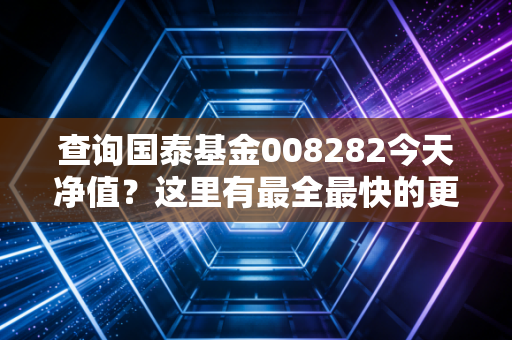 查询国泰基金008282今天净值？这里有最全最快的更新！