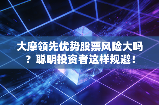 大摩领先优势股票风险大吗?聪明投资者这样规避!