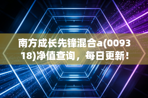 南方成长先锋混合a(009318)净值查询,每日更新!