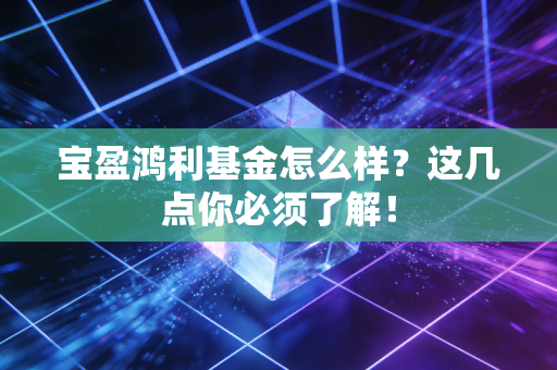 宝盈鸿利基金怎么样？这几点你必须了解！