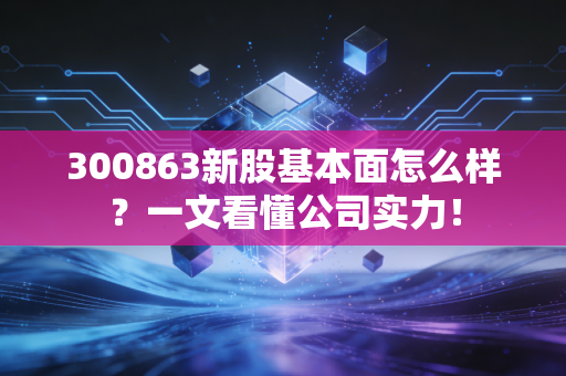 300863新股基本面怎么样？一文看懂公司实力！