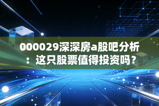 000029深深房a股吧分析：这只股票值得投资吗？