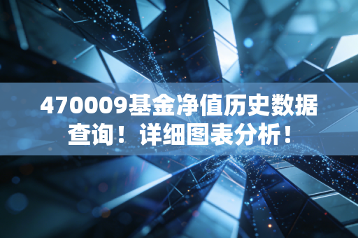 470009基金净值历史数据查询！详细图表分析！