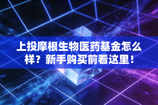 上投摩根生物医药基金怎么样？新手购买前看这里！