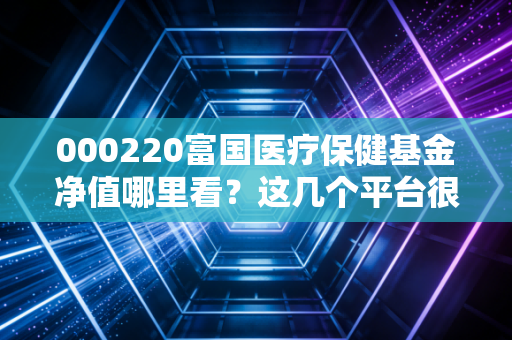 000220富国医疗保健基金净值哪里看？这几个平台很方便