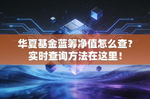 华夏基金蓝筹净值怎么查？实时查询方法在这里！