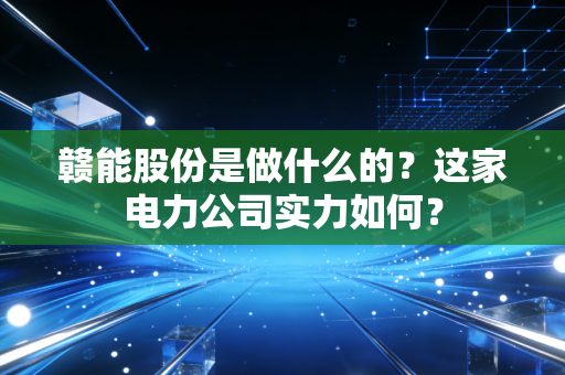 赣能股份是做什么的？这家电力公司实力如何？