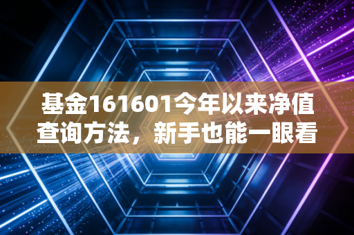 基金161601今年以来净值查询方法，新手也能一眼看懂！