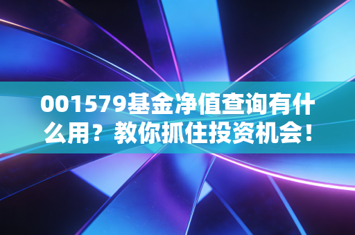 001579基金净值查询有什么用？教你抓住投资机会！