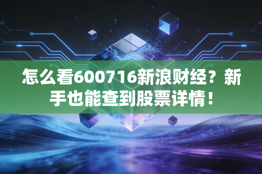 怎么看600716新浪财经?新手也能查到股票详情!