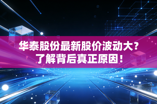 华泰股份最新股价波动大？了解背后真正原因！