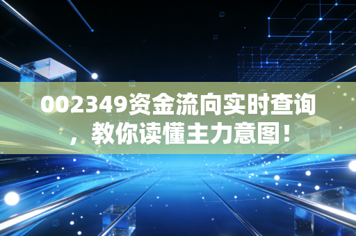 002349资金流向实时查询，教你读懂主力意图！