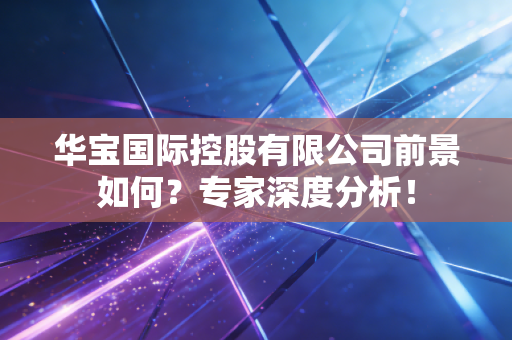 华宝国际控股有限公司前景如何?专家深度分析!
