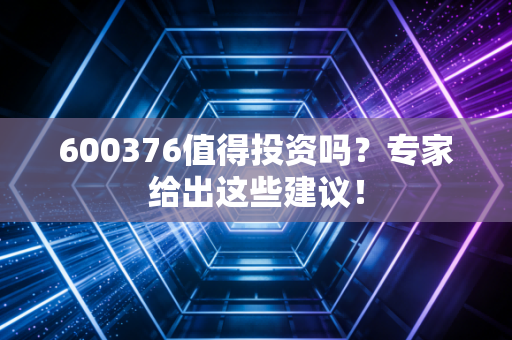 600376值得投资吗？专家给出这些建议！