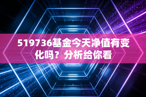 519736基金今天净值有变化吗？分析给你看