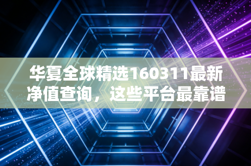 华夏全球精选160311最新净值查询，这些平台最靠谱！