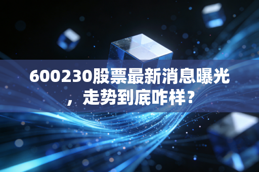 600230股票最新消息曝光，走势到底咋样？