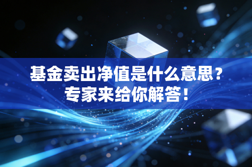 基金卖出净值是什么意思？专家来给你解答！