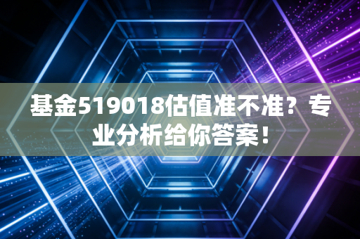 基金519018估值准不准？专业分析给你答案！