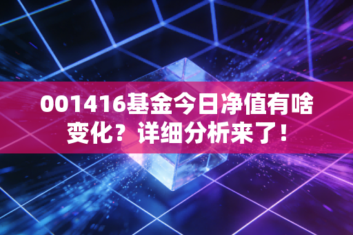 001416基金今日净值有啥变化？详细分析来了！