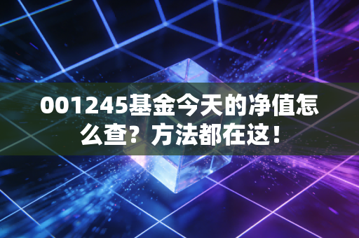 001245基金今天的净值怎么查？方法都在这！