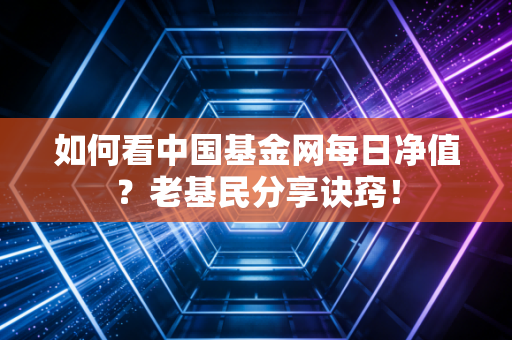 如何看中国基金网每日净值？老基民分享诀窍！