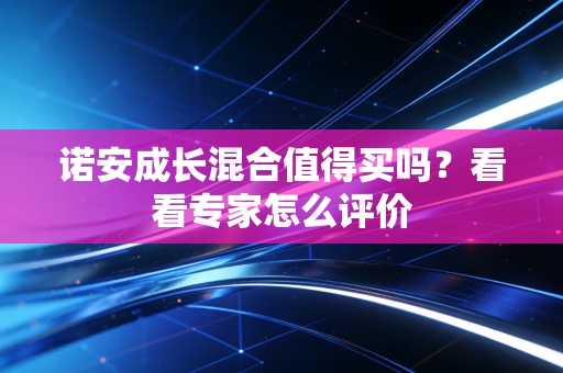 诺安成长混合值得买吗？看看专家怎么评价