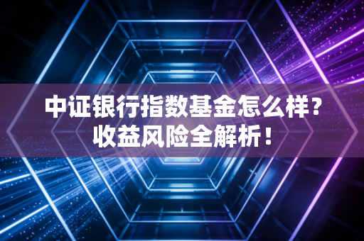 中证银行指数基金怎么样？收益风险全解析！