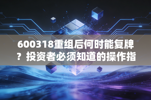 600318重组后何时能复牌？投资者必须知道的操作指南！