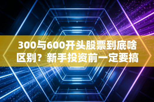 300与600开头股票到底啥区别？新手投资前一定要搞清楚！