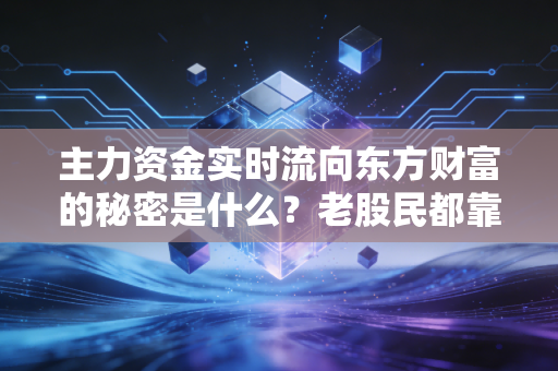 主力资金实时流向东方财富的秘密是什么?老股民都靠它抓住牛股!