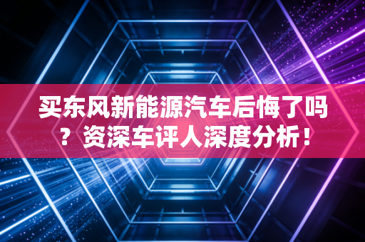 买东风新能源汽车后悔了吗？资深车评人深度分析！