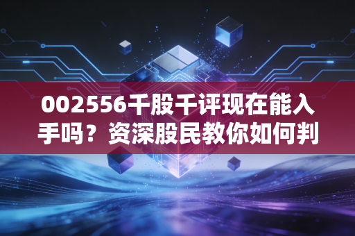 002556千股千评现在能入手吗?资深股民教你如何判断风险!