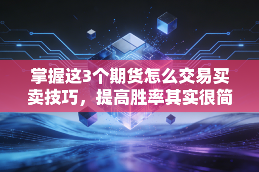 掌握这3个期货怎么交易买卖技巧,提高胜率其实很简单!